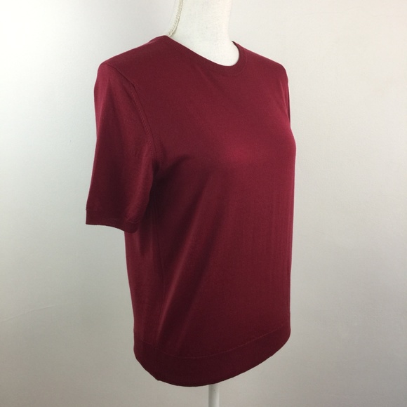 Burberrys Short-sleeve Merino Wool Sweater - Picture 1 of 6